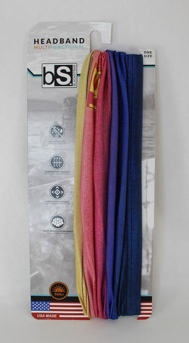 BlackStrap Adult Multifunctional UV Headband Stripes Pastel New