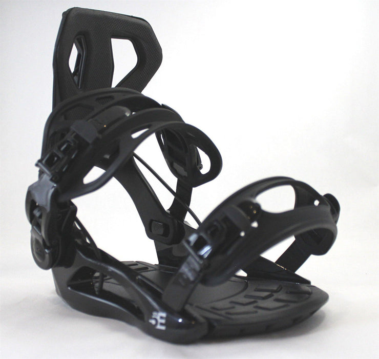 5th Element Flash Snowboard Bindings Unisex Large Black (US 9-13) Easy Entry