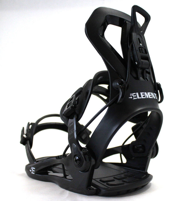 5th Element Flash Snowboard Bindings Unisex Small Black (US 4-6) Easy Entry