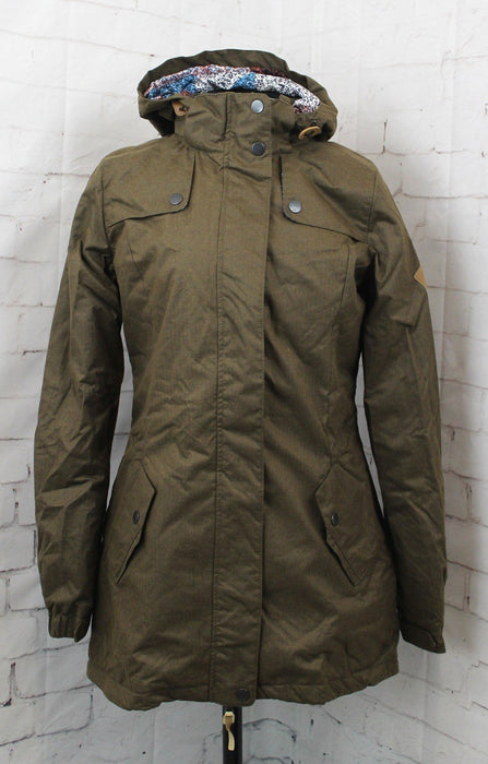 O'Neill Crystal Insulated Snow Jacket, Women's Large, Warrior Green