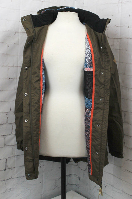 O'Neill Crystal Insulated Snow Jacket, Women's Large, Warrior Green