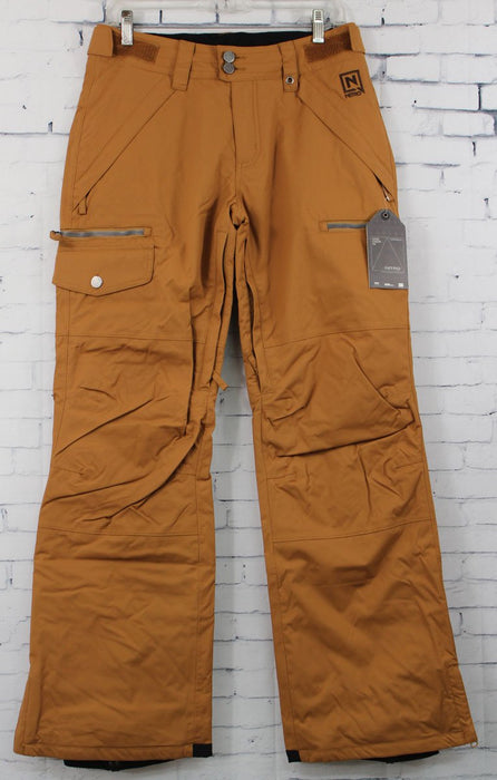 Nitro Love Vigilante Snowboard Pants, Women's Small, Wheat Brown