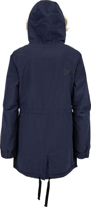 L1 Fairbanks Insulated Snowboard Jacket Womens Size Small Blue Removable Fur