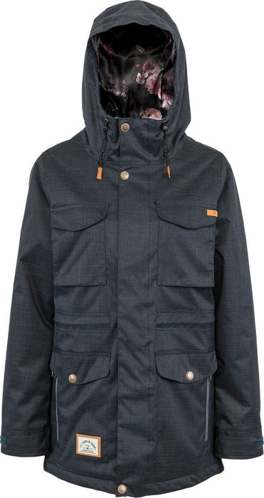 L1 Howler Insulated Snowboard Jacket Womens Size Small Ink Blue