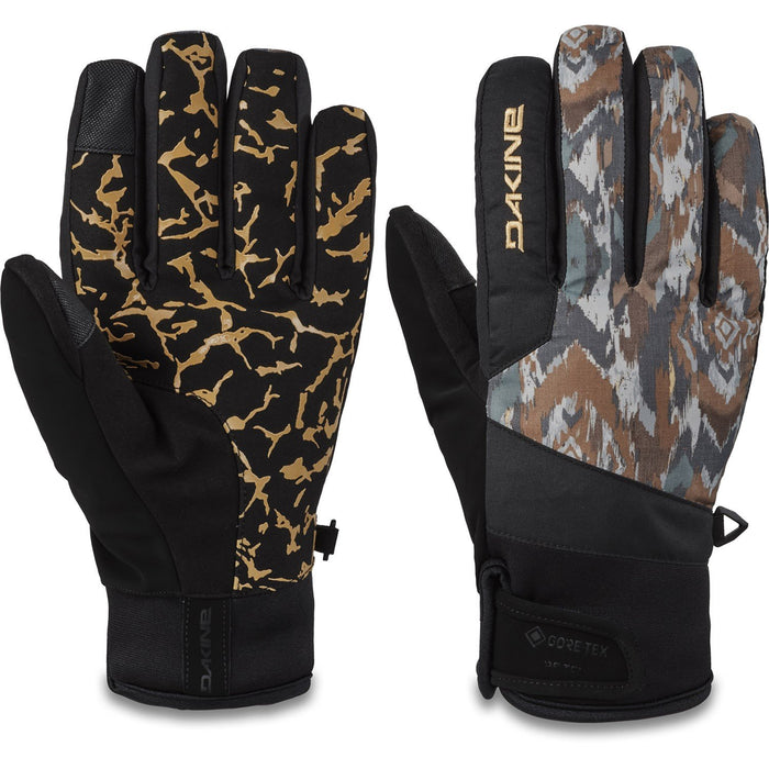 Dakine Impreza Gore-Tex Snowboard Gloves Men's Large Painted Canyon / Yellow New