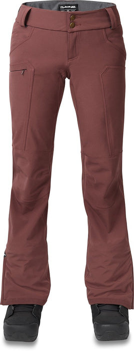 Dakine Inverness Softshell Snowboard Pants, Women's Medium, Rust Brown New