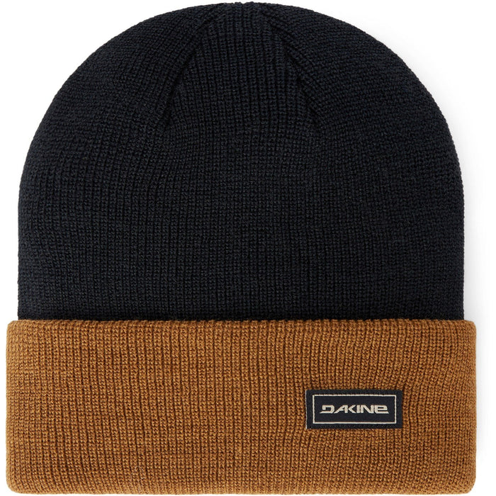 Dakine Jayden Beanie, Ribbed Knit, Unisex One Size, Black Rubber Brown New