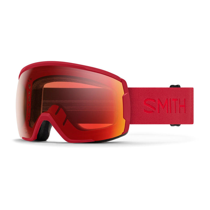 Smith Proxy Ski / Snow Goggles Crimson Frame, ChromaPop Photochromic Red Mirror