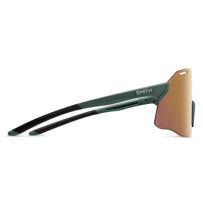 Smith Vert Sunglasses Matte Alpine Green, Chromapop Rose Gold Mirror Lens +Bonus