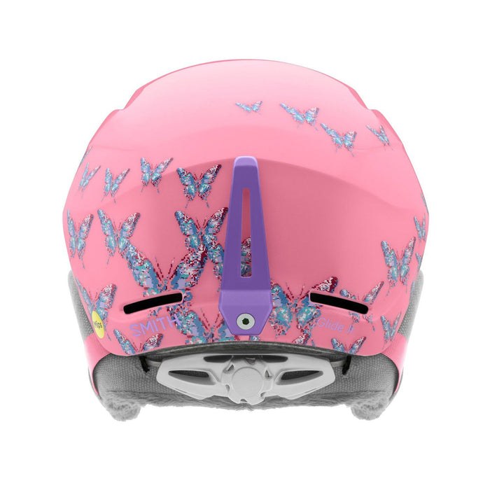 Smith Glide Jr MIPS Ski / Snowboard Helmet Youth Medium 53-58 cm Pink Butterfly