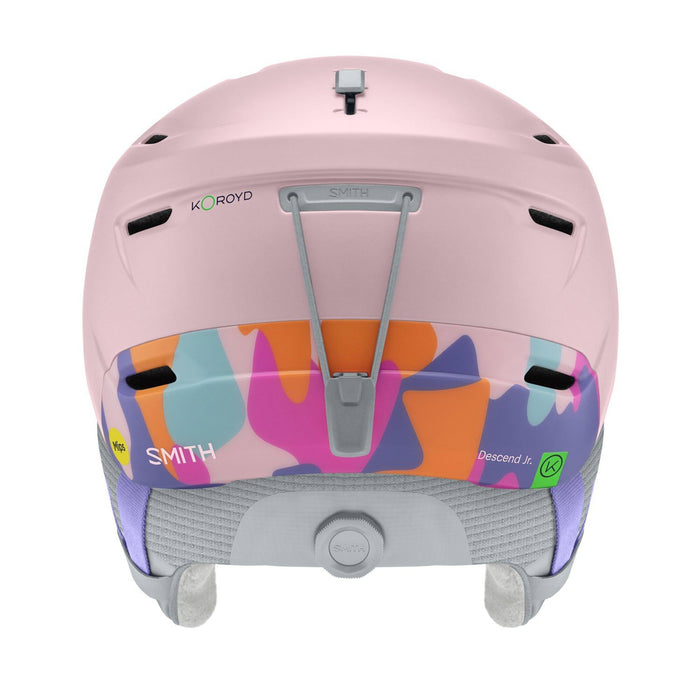 Smith Descend Jr MIPS Ski Snow Helmet Youth Small 51-55 cm Carnation Puzzle Pink