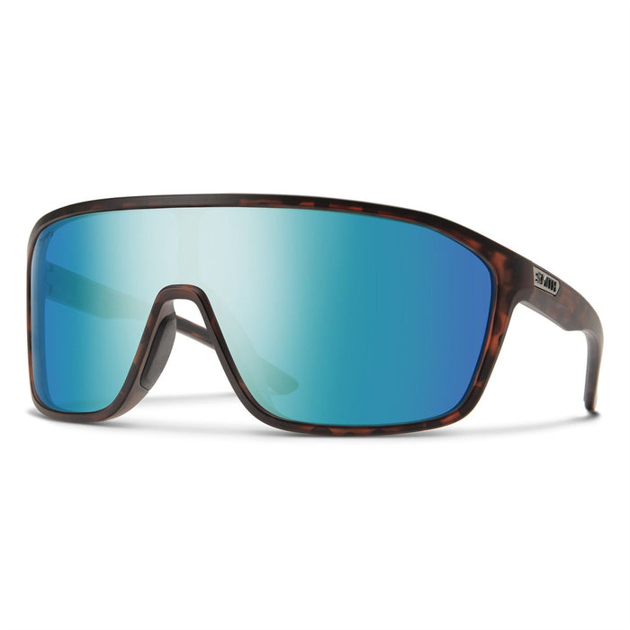 Smith Boomtown Sunglasses Matte Tortoise, ChromaPop Polarized Opal Mirror Lens