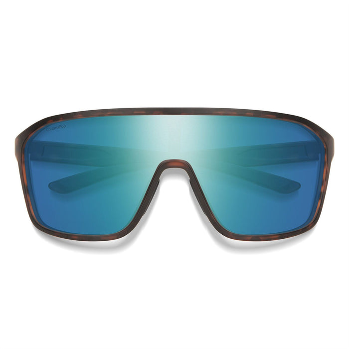 Smith Boomtown Sunglasses Matte Tortoise, ChromaPop Polarized Opal Mirror Lens