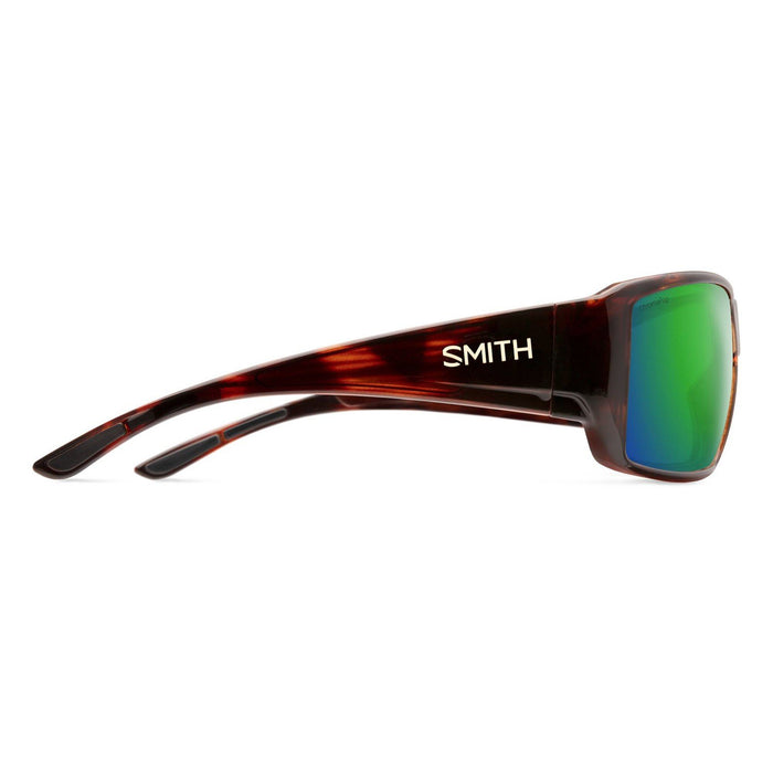 Smith Guide's Choice Sunglasses Tortoise, CP Polarized Green Mirror Glass Lenses