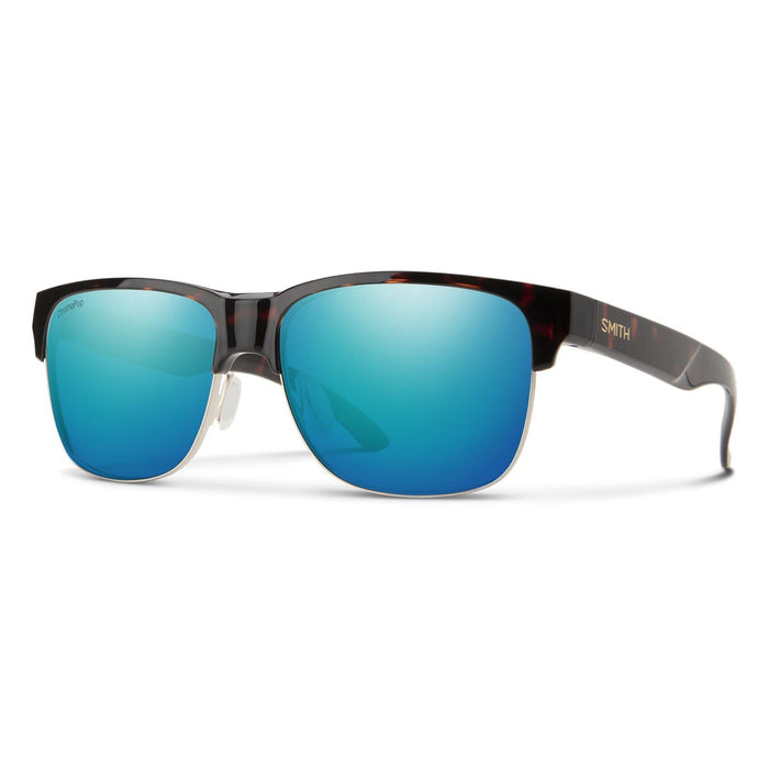 Smith Lowdown Split Sunglasses Tortoise, ChromaPop Polarized Opal Mirror Lens