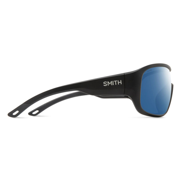 Smith Optics Spinner Sunglasses Matte Black Chromapop Polarized Blue Mirror Lens