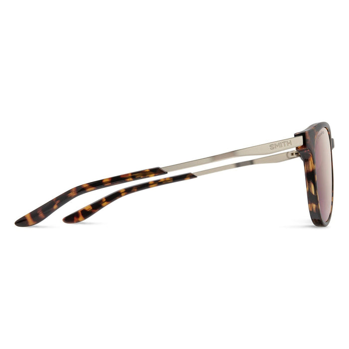 Smith Optics Wander Sunglasses Tortoise Chromapop Polarized Rose Gold Mirror