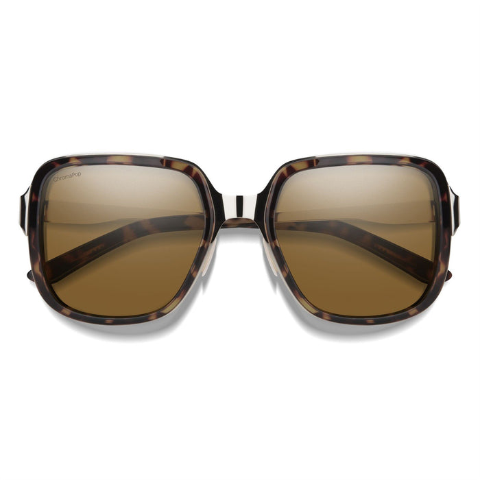 Smith Optics Aveline Sunglasses Tortoise Frame, Chromapop Polarized Brown Lens