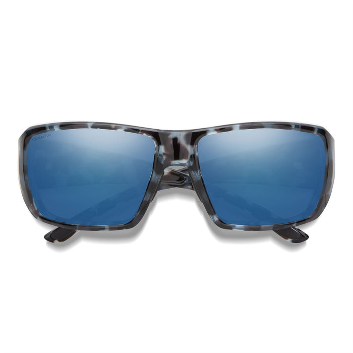 Smith Guide's Choice S Sunglasses Sky Tortoise, Chromapop Glass Polarized Blue
