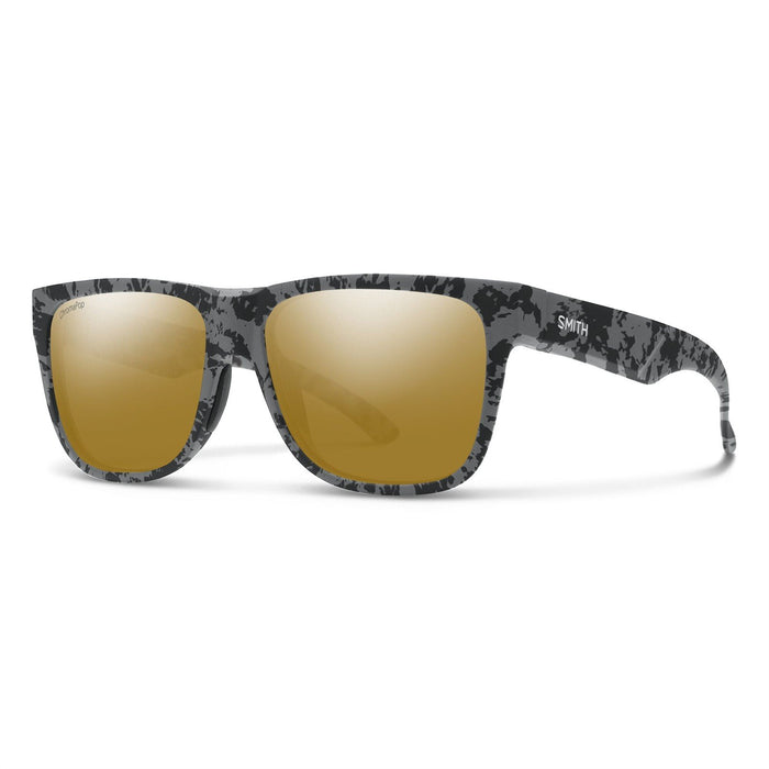 Smith Lowdown 2 Sunglasses Matte Gray Marble, Polarized Bronze Mirror Lens New