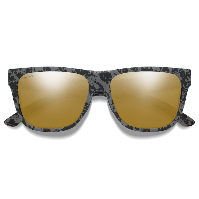 Smith Lowdown 2 Sunglasses Matte Gray Marble, Polarized Bronze Mirror Lens New