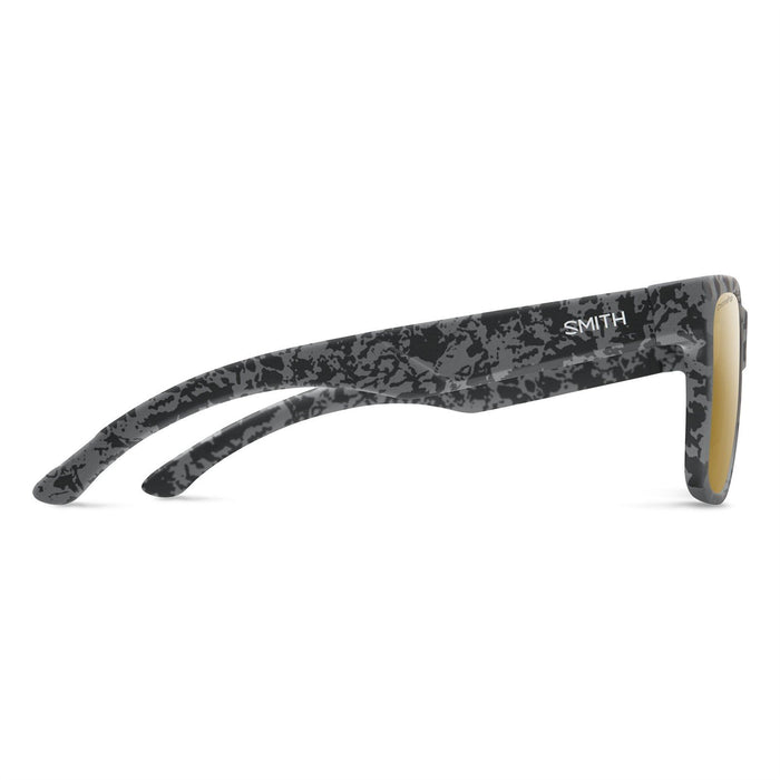 Smith Lowdown 2 Sunglasses Matte Gray Marble, Polarized Bronze Mirror Lens New