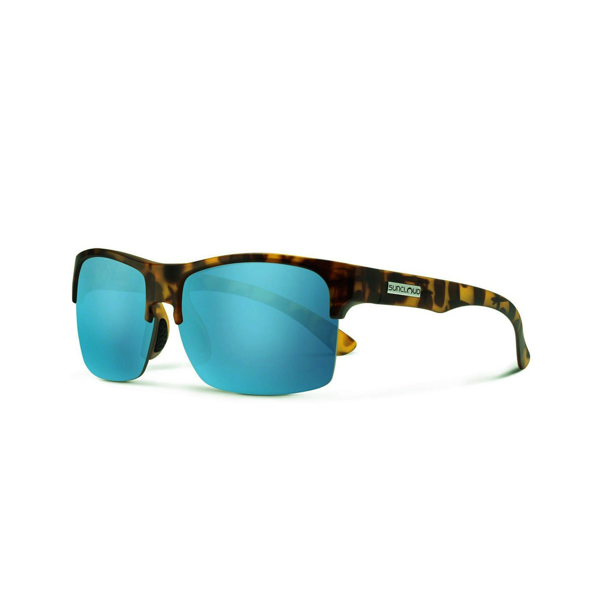 SunCloud Rambler Lite Sunglasses Matte Tortoise Frame Polarized Aqua M ...