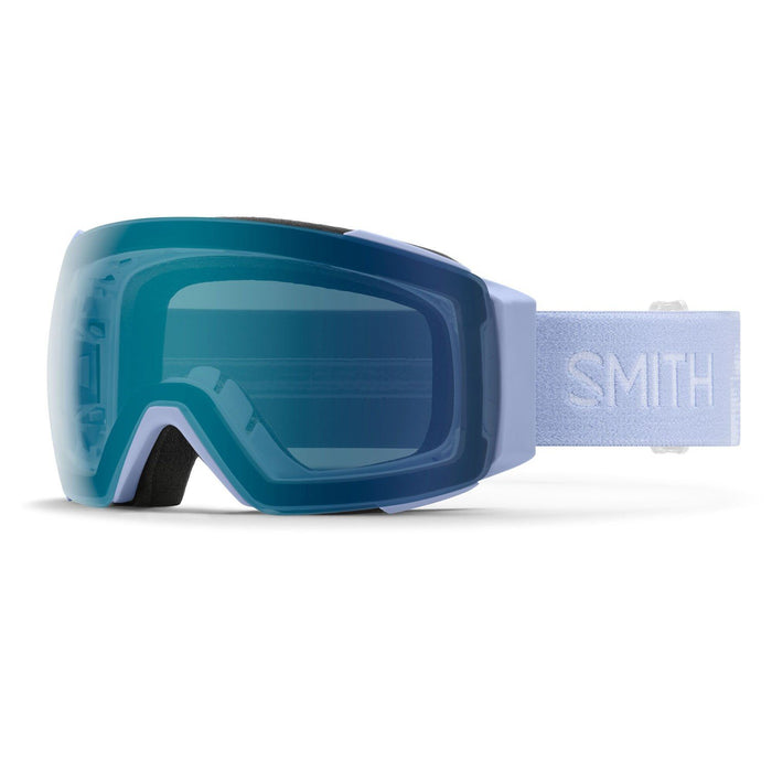 Smith I/O Mag Ski/ Snow Goggles Blue Aura, ChromaPop Everyday Blue Mirror +Bonus