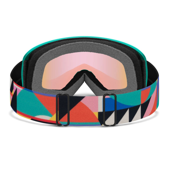 Smith Snowday Kids Ski / Snow Goggles Jade Formations, Blue Sensor Mirror Lens