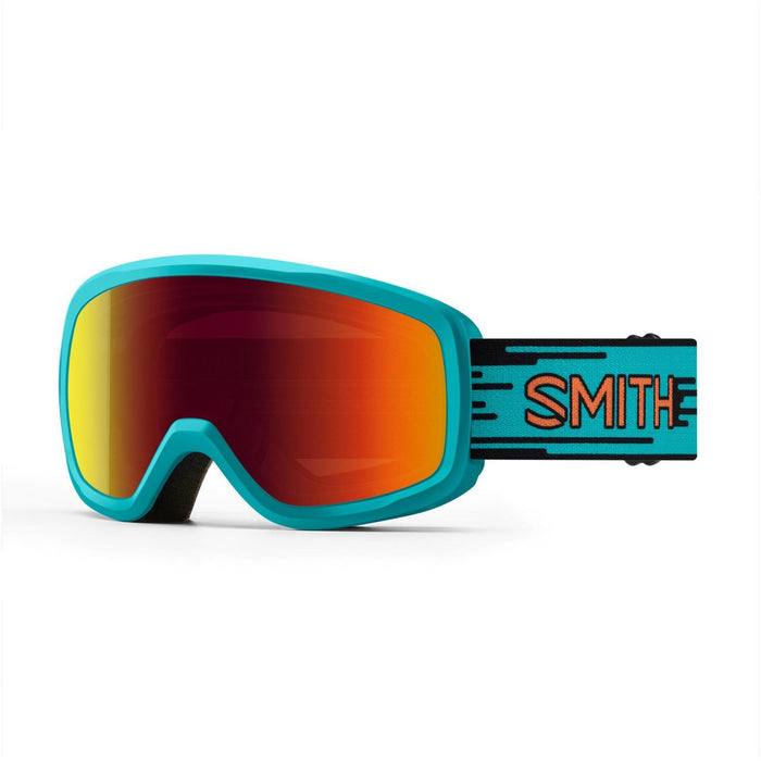 Smith Snowday Kids Ski / Snow Goggles Tropic Kidding, Red Sol-X Mirror Lens New