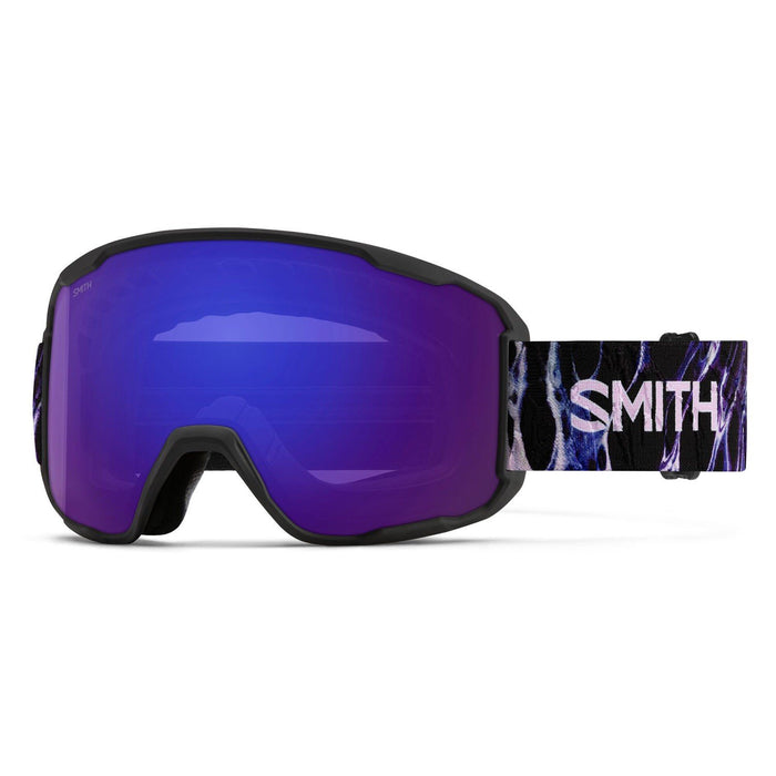 Smith Preview Ski / Snow Goggles Black Flex Plasma, Everyday Violet Mirror Lens