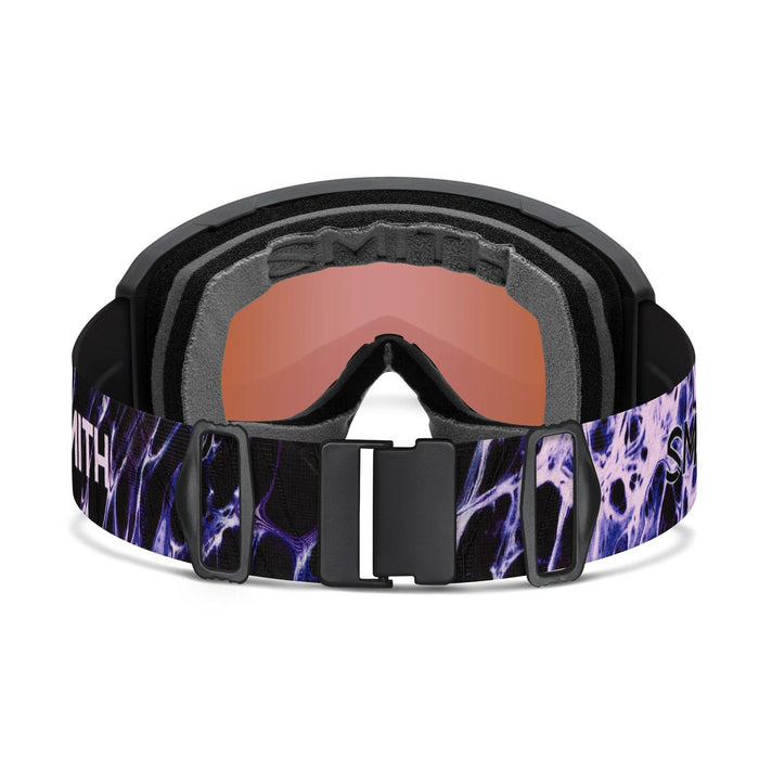 Smith Preview Ski / Snow Goggles Black Flex Plasma, Everyday Violet Mirror Lens