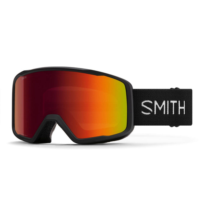 Smith Tribute Ski / Snow Goggles Black Frame, Red Sol-X Mirror Lens, Small Fit