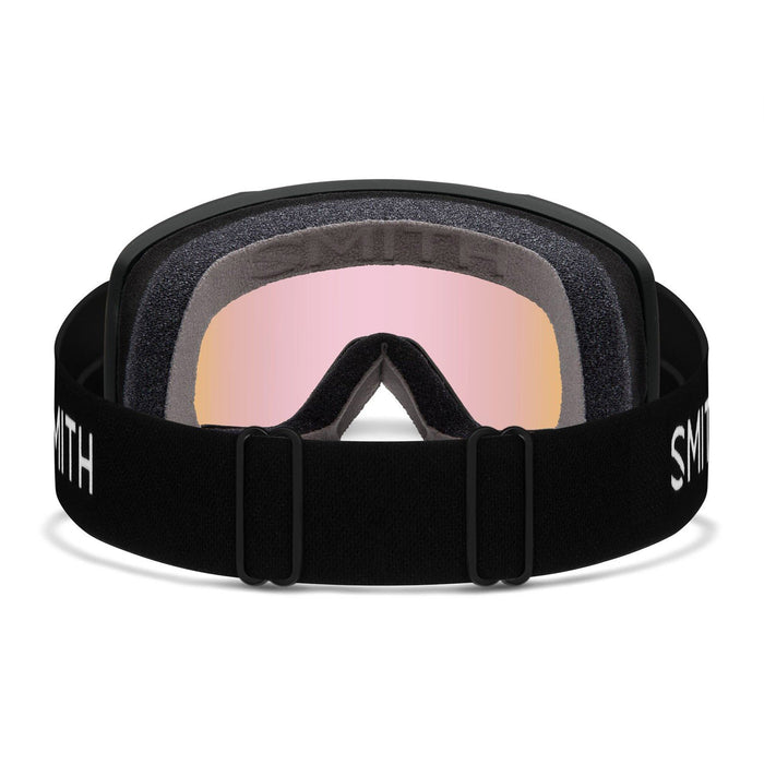 Smith Tribute Ski / Snow Goggles Black Frame, Blue Sensor Mirror Lens, Small Fit