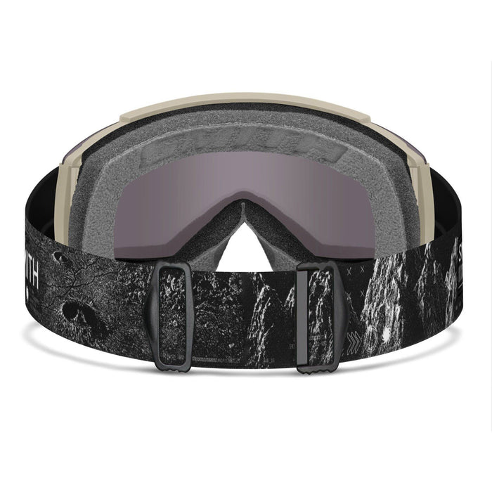 Smith Squad Snow Goggles Chalk Space Invader, Sun Black Gold Mirror Lens + Bonus
