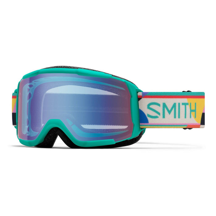 Smith Daredevil Youth Snow Goggles Jade Formations, Blue Sensor Mirror Lens New