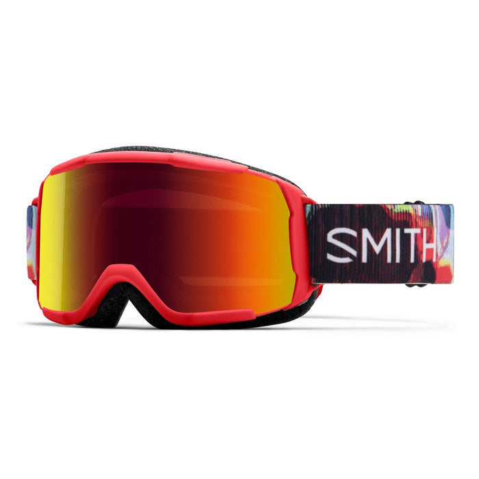 Smith Daredevil Youth Snow Goggles Patrol Mixed Signals, Red Sol-X Mirror Lens