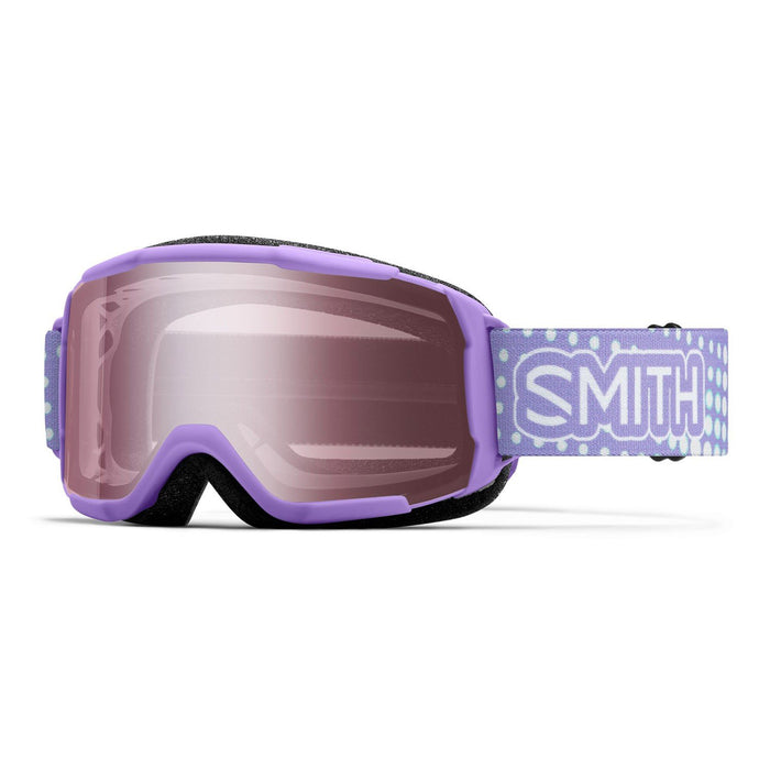 Smith Daredevil Youth Snow Goggles Light Lavender Dot Clouds Ignitor Mirror Lens