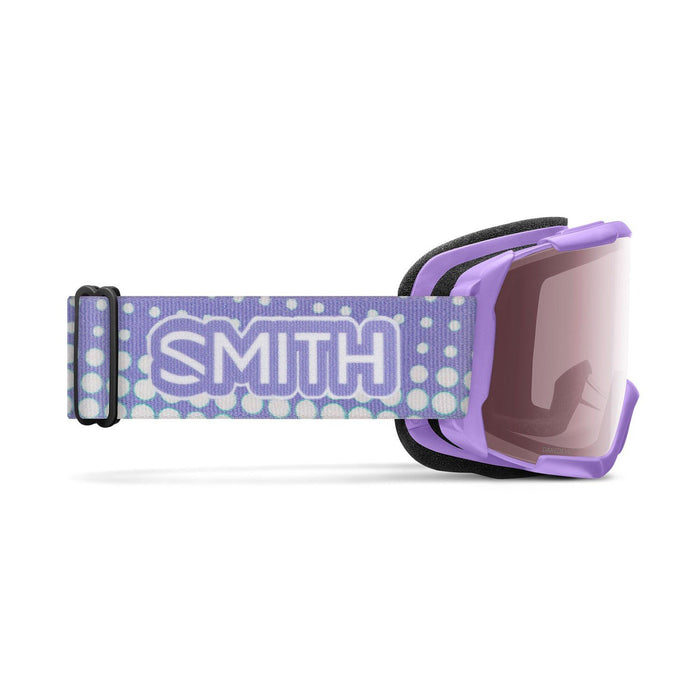 Smith Daredevil Youth Snow Goggles Light Lavender Dot Clouds Ignitor Mirror Lens