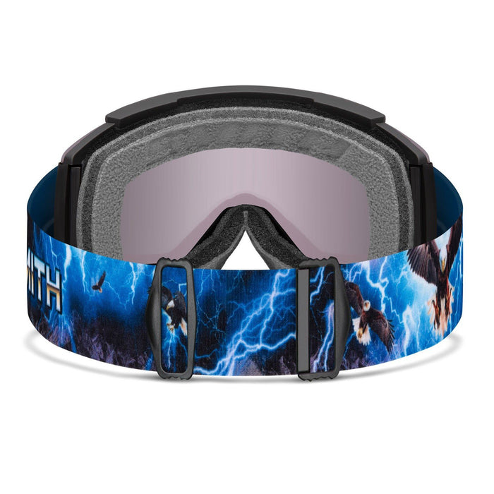 Smith Squad XL Snow Goggles Open Road, ChromaPop Everyday Blue Mirror + Bonus