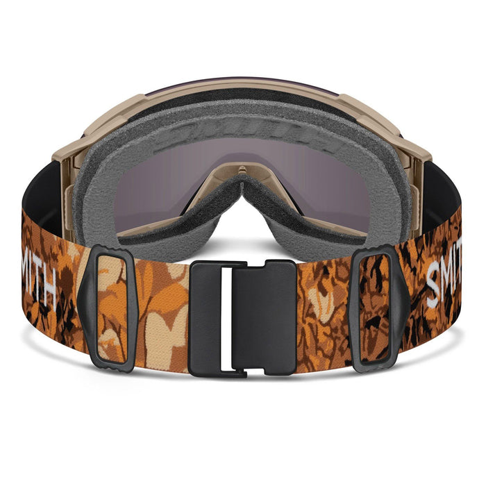 Smith I/O Mag XL Snow Goggles Classic Beige Botanist, Sun Platinum Mirror +Bonus