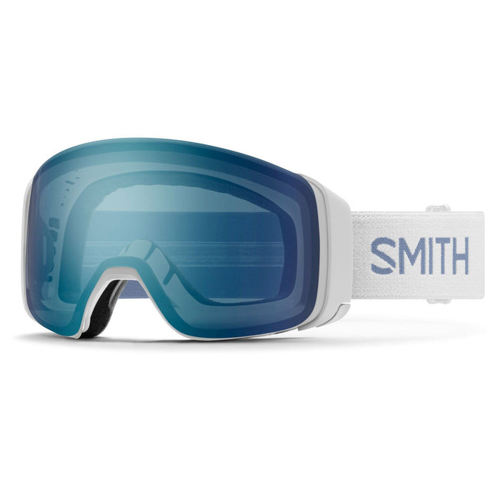 Smith 4D Mag Snow Goggles Mist, Chromapop Everyday Blue Mirror Lens + Bonus