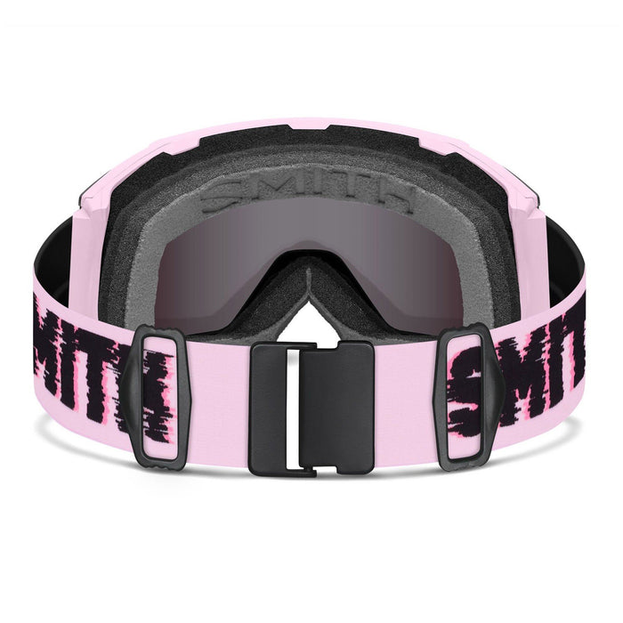 Smith Squad Mag Snow Goggles Pink Frost Flex Glitch, CP Sun Black Lens + Bonus