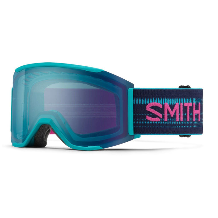 Smith Squad Mag Snow Goggles Tropic, ChromaPop Everyday Blue Mirror Lens + Bonus