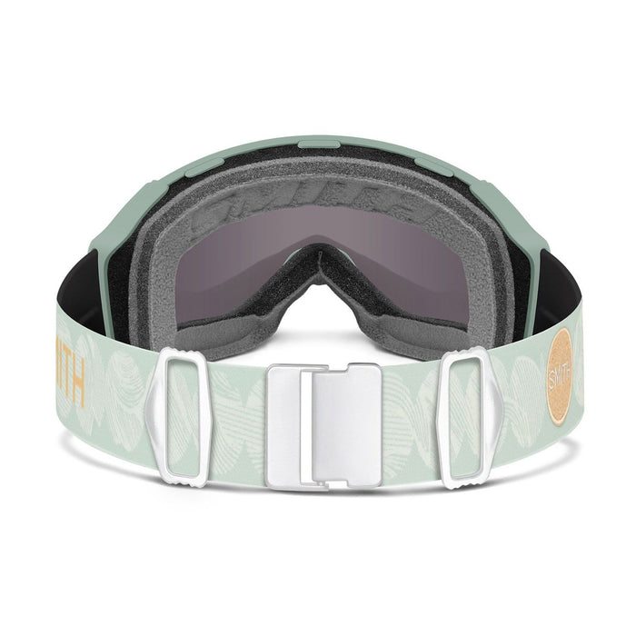 Smith 4D Mag S Snow Goggles Soft Grass Waves, CP Sun Platinum Mirror Lens +Bonus