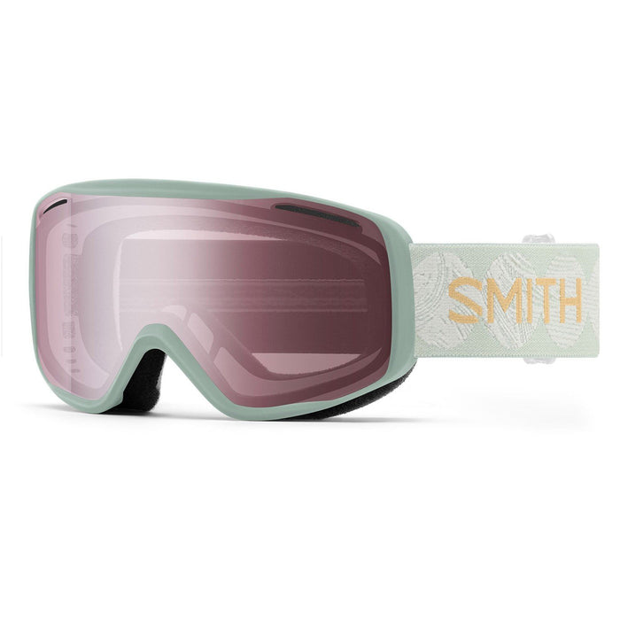 Smith Rally Ski / Snow Goggles Soft Green Waves Frame, Ignitor Mirror Lens New