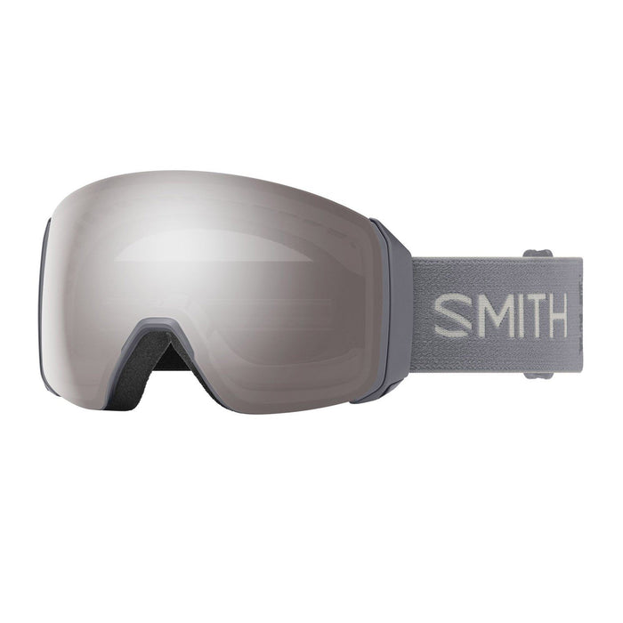 Smith 4D Mag XL Snow Goggles Cirrus Grey, ChromaPop Sun Platinum Mirror + Bonus