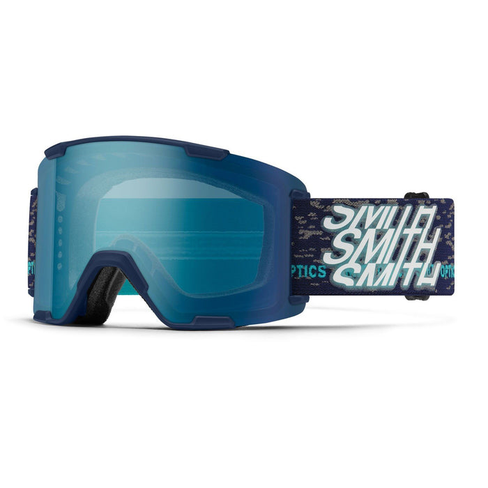 Smith Stash XL Ski / Snow Goggles Midnight Snow, CP Everyday Blue Mirror + Bonus