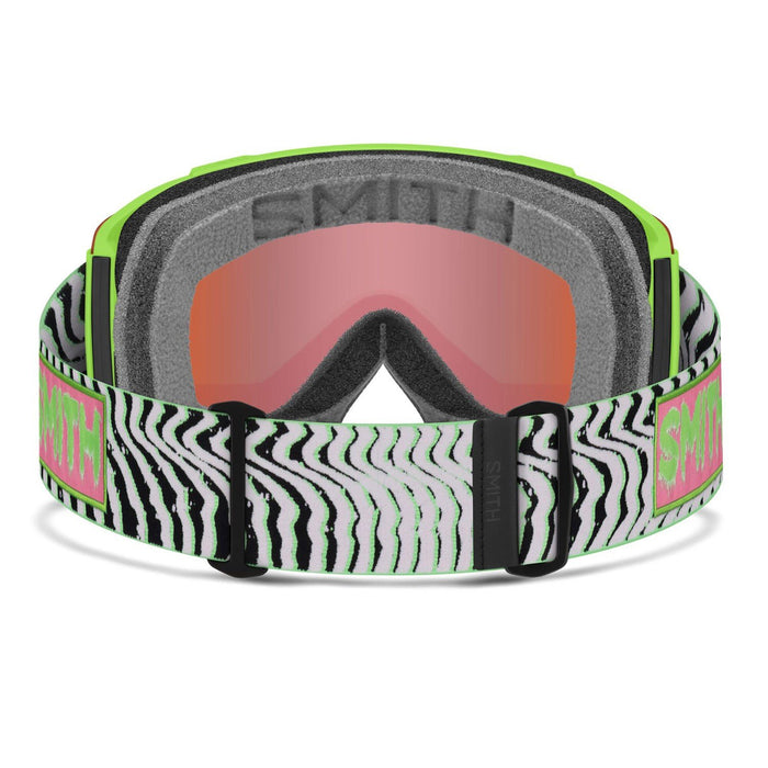 Smith Squad Snow Goggles Slime Static Shag, Everyday Green Mirror Lens + Bonus