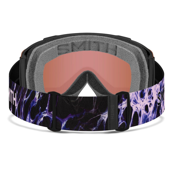 Smith Squad Snow Goggles Black Flex Plasma, Everyday Violet Mirror Lens + Bonus